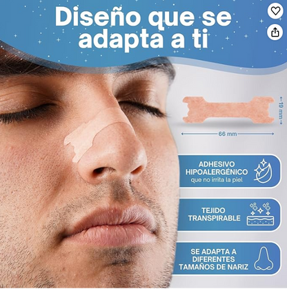 Tiras antironquidos y tiras nasales