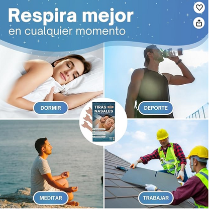 Tiras antironquidos y tiras nasales