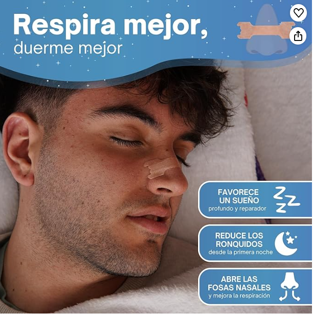 Tiras antironquidos y tiras nasales