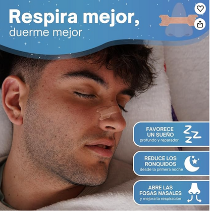 Tiras antironquidos y tiras nasales