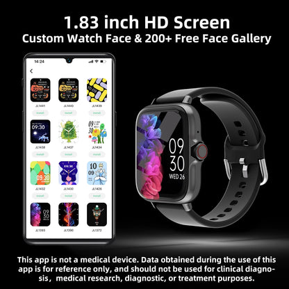 Reloj inteligente impermeable de 1,83'