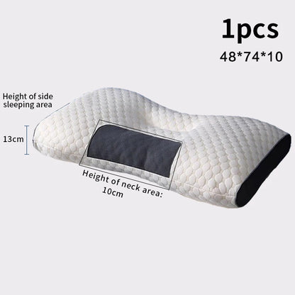 Almohada de cuello para ayudar a dormir y proteger el cuello, almohada ortopédica cervical.