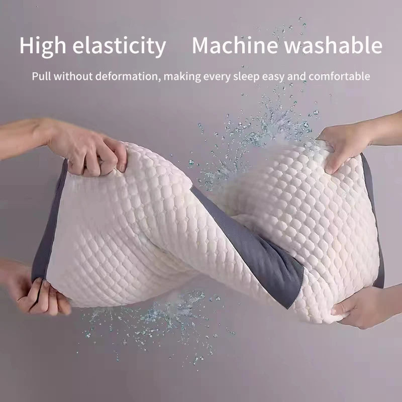 Almohada de cuello para ayudar a dormir y proteger el cuello, almohada ortopédica cervical.