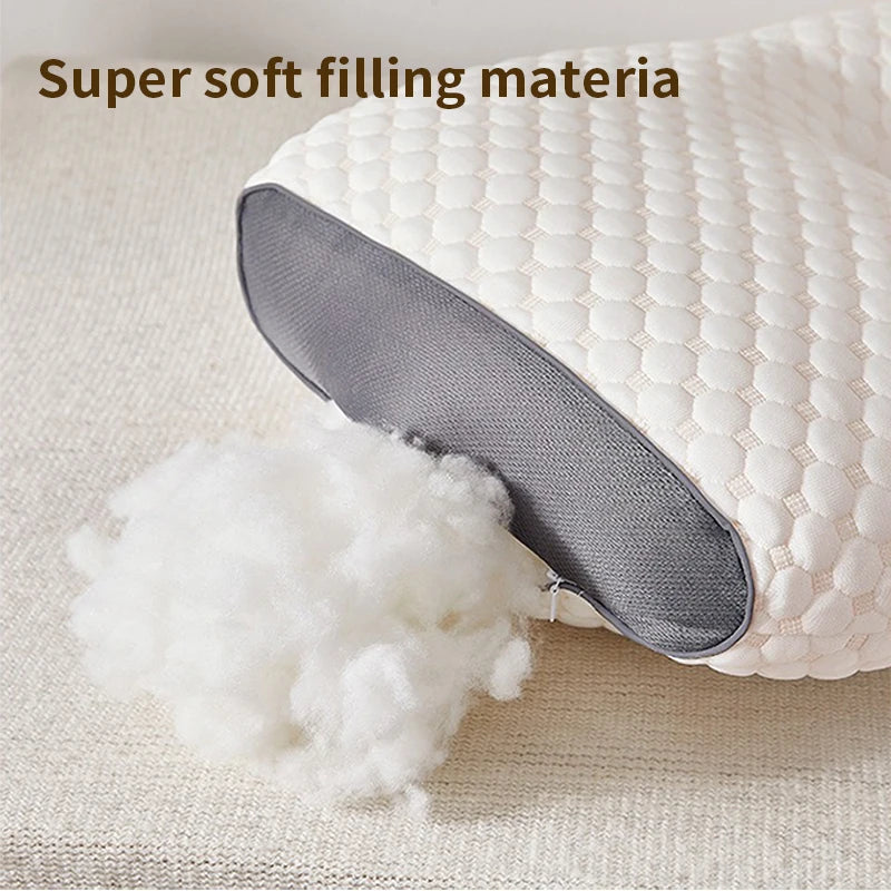 Almohada de cuello para ayudar a dormir y proteger el cuello, almohada ortopédica cervical.