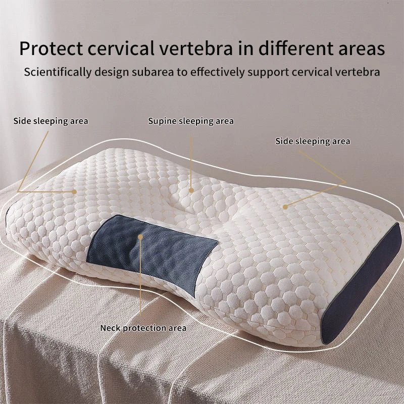 Almohada de cuello para ayudar a dormir y proteger el cuello, almohada ortopédica cervical.