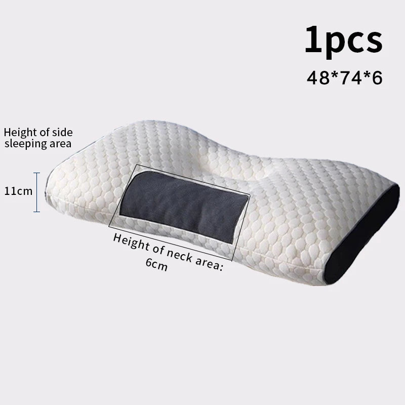 Almohada de cuello para ayudar a dormir y proteger el cuello, almohada ortopédica cervical.